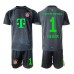 Bayern Munich Manuel Neuer #1 Keeper Bortedraktsett Barn 2025-26 Korte ermer (+ Korte bukser)